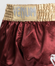 Charger l'image dans la galerie, SHORT DE MUAY THAI VENUM CLASSIC - BORDEAUX/OR/BLANC