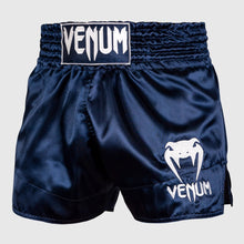 Charger l'image dans la galerie, SHORT DE MUAY THAI VENUM CLASSIC - NAVY/BLANC
