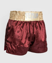 Charger l'image dans la galerie, SHORT DE MUAY THAI VENUM CLASSIC - BORDEAUX/OR/BLANC