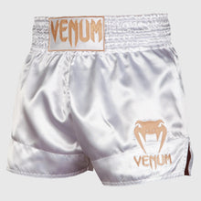 Charger l'image dans la galerie, SHORT DE MUAY THAI VENUM CLASSIC - BLANC/OR