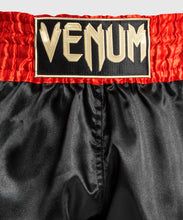 Charger l'image dans la galerie, SHORT DE MUAY THAI VENUM CLASSIC - ROUGE/NOIR/OR