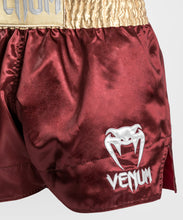 Charger l'image dans la galerie, SHORT DE MUAY THAI VENUM CLASSIC - BORDEAUX/OR/BLANC