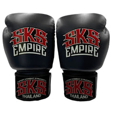 Charger l'image dans la galerie, GANTS DE BOXE SKS CUIR SYNTHETIQUE - NOIR