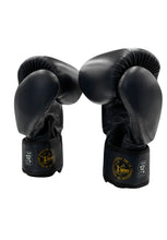 Charger l'image dans la galerie, GANTS DE BOXE SKS CUIR SYNTHETIQUE - NOIR