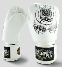 Charger l'image dans la galerie, GANTS DE BOXE SKS CUIR - SAKYANT BLANC