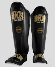 Charger l'image dans la galerie, PROTÈGE-TIBIAS ET PIEDS SKS CUIR - NOIR