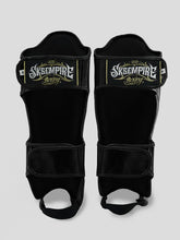 Charger l'image dans la galerie, PROTÈGE-TIBIAS ET PIEDS SKS CUIR - NOIR