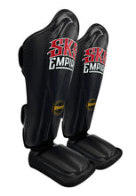 Charger l'image dans la galerie, PROTÈGE-TIBIAS ET PIEDS SKS CUIR SYNTHETIQUE - NOIR