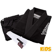 Charger l'image dans la galerie, KIMONO DE JJB VENUM ENFANT CONTENDER + CEINTURE BLANCHE OFFERTE - NOIR