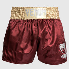 Charger l'image dans la galerie, SHORT DE MUAY THAI VENUM CLASSIC - BORDEAUX/OR/BLANC