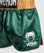 Charger l'image dans la galerie, SHORT DE MUAY THAI VENUM CLASSIC - VERT/OR/BLANC