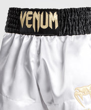 Charger l'image dans la galerie, SHORT DE MUAY THAI VENUM CLASSIC - NOIR/BLANC/OR
