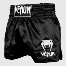 Charger l'image dans la galerie, SHORT DE MUAY THAI VENUM CLASSIC - NOIR/BLANC