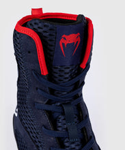 Charger l'image dans la galerie, CHAUSSURES DE BOXE VENUM CONTENDER - BLEU MARINE/ROUGE