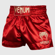 Charger l'image dans la galerie, SHORT DE MUAY THAI VENUM CLASSIC - BORDEAUX/OR