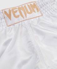 Charger l'image dans la galerie, SHORT DE MUAY THAI VENUM CLASSIC - BLANC/OR