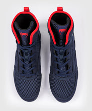 Charger l'image dans la galerie, CHAUSSURES DE BOXE VENUM CONTENDER - BLEU MARINE/ROUGE