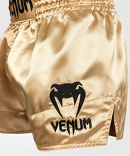 Charger l'image dans la galerie, SHORT DE MUAY THAI VENUM CLASSIC -OR/NOIR