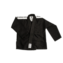 Charger l&#39;image dans la galerie, KIMONO DE JJB GROUND FORCE KIDS - NOIR
