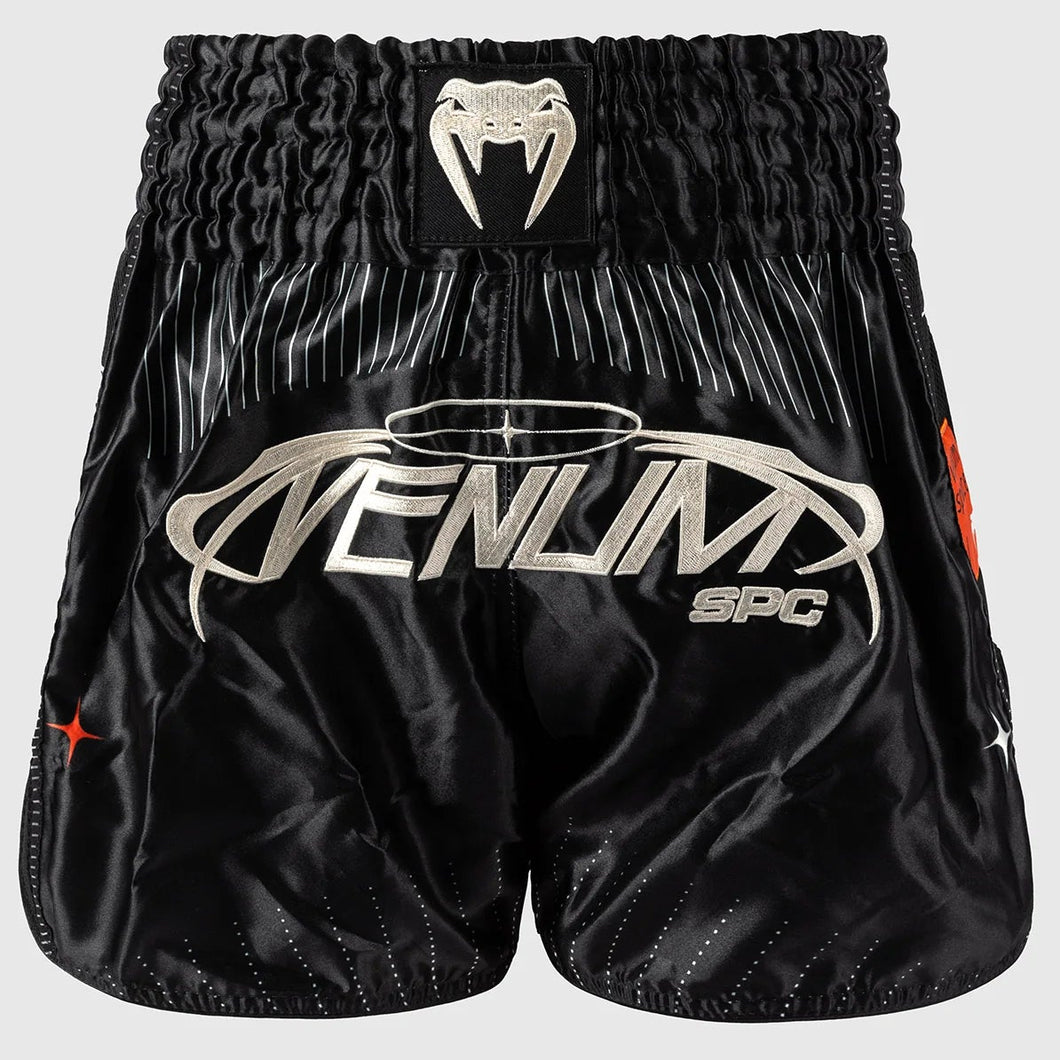 SHORT DE MUAY THAI VENUM ECLIPSE - NOIR/IVOIRE
