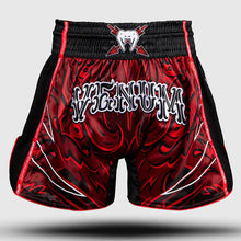 Charger l'image dans la galerie, SHORT DE MUAY THAI VENUM WOLF ATAK - NOIR/ROUGE
