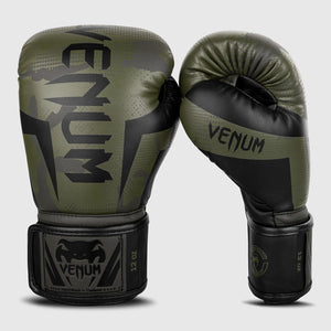GANTS DE BOXE VENUM ELITE - CAMOUFLAGE KAKI