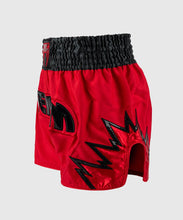 Charger l&#39;image dans la galerie, SHORT DE MUAY THAI VENUM INFERNO - ROUGE/GRIS/CHARBON/NOIR
