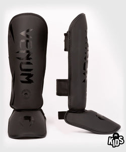 PROTÈGE-TIBIAS ET PIEDS VENUM CHALLENGER KIDS - NOIR/NOIR