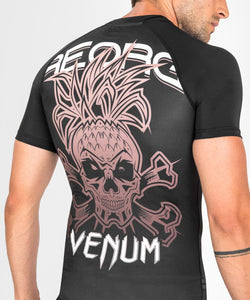 RASHGUARD VENUM REORG - MANCHES COURTES - NOIR