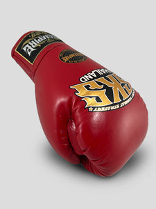 GANTS DE BOXE SKS MICROFIBRE LACETS - ROUGE