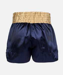 SHORT DE MUAY THAI VENUM CLASSIC - BLEU MARINE / OR