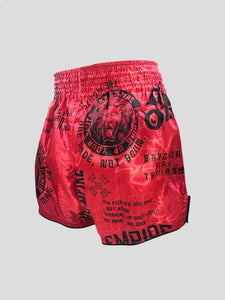 SHORT MUAY THAI SKS TIGER BOMB VIVA MAGENTA