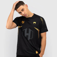 Charger l&#39;image dans la galerie, T-SHIRT DRY TECH VENUM HEXAGONE MMA - NOIR/OR
