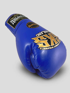 GANTS DE BOXE SKS MICROFIBRE LACETS - BLEU