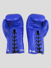 Charger l&#39;image dans la galerie, GANTS DE BOXE SKS MICROFIBRE LACETS - BLEU
