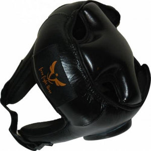 CASQUE CUIR FFW SANS POMMETTE SANS MENTON