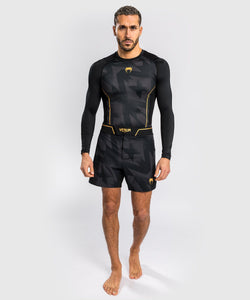 RASHGUARD VENUM RAZOR - MANCHES LONGUES - NOIR/OR