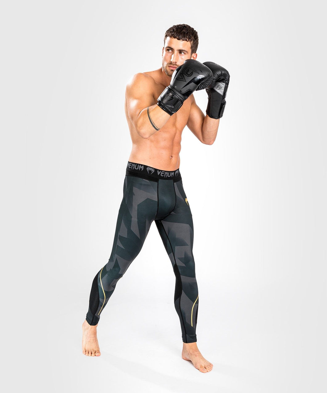 PANTALON DE COMPRESSION VENUM RAZOR - NOIR/OR