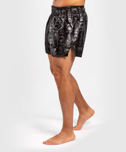 SHORT DE MUAY THAI VENUM LOGOS - NOIR/NOIR