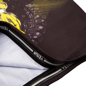 RASHGUARD VENUM VIKING 2.0 - MANCHES COURTES - NOIR/JAUNE