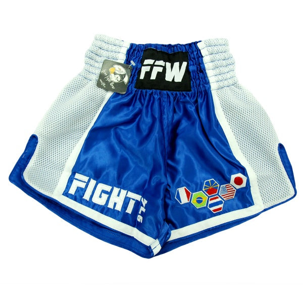 SHORT FFW MULTIBOXE V2 BLEU/BLANC